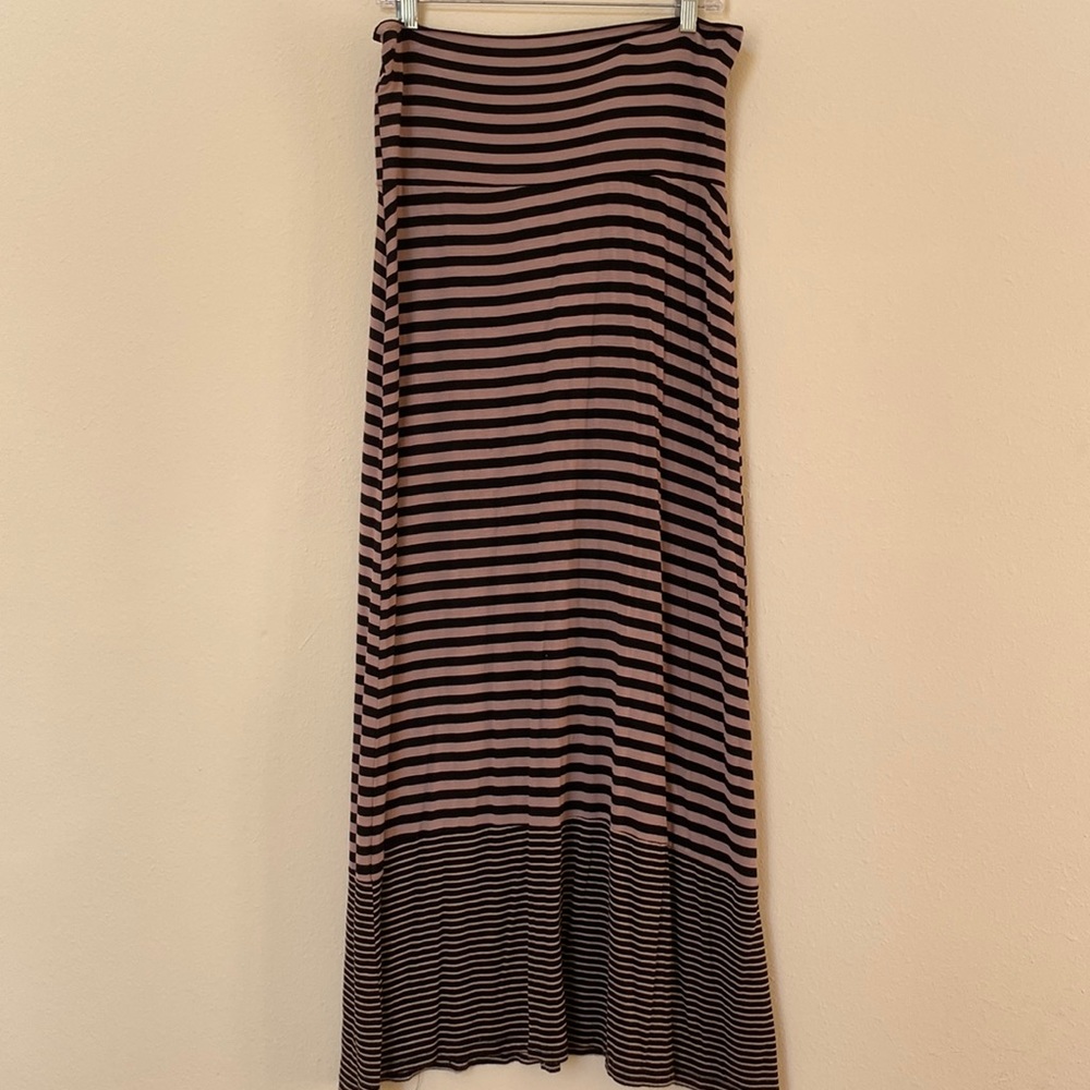 Brown and black skirt